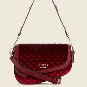G-Dream Velvet Flap Shoulder Bag